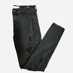 PacSun Black Distressed Skinny Jeans